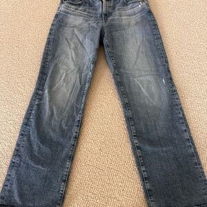 AG Adriano Goldschmied Women's Straight Leg Jeans - Blue